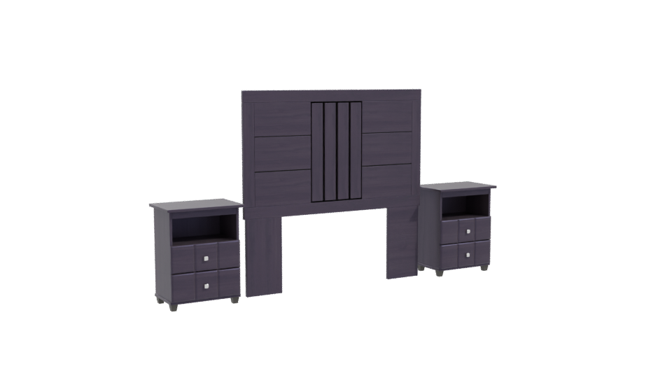 Stylish Bedroom Furniture Set 3D - Professional 3D Model Render 10