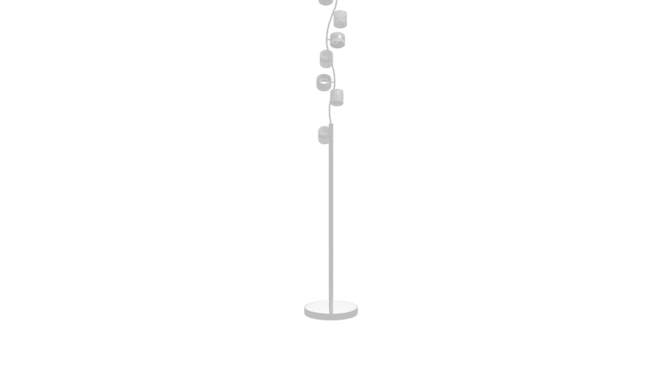 Elegant Modern Floor Lamp 3D Model - Professional 3D Model Render 11