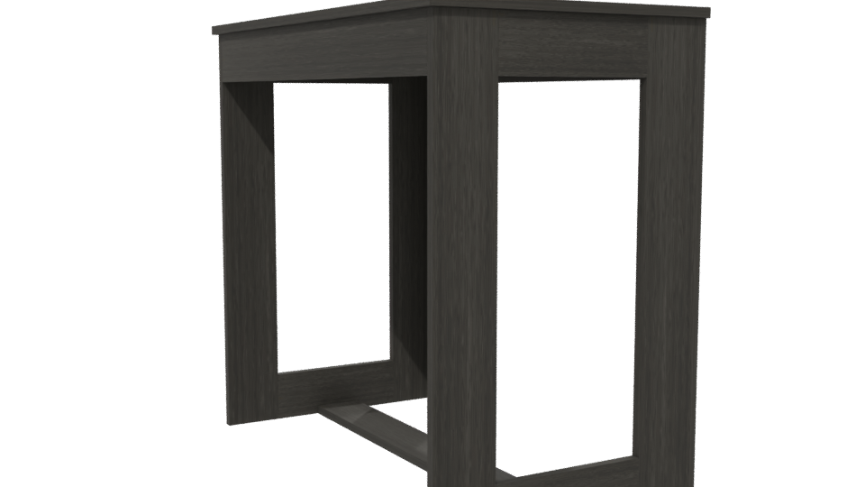 Sleek Modern Writing Desk 3D Model - Professional 3D Model Render 13