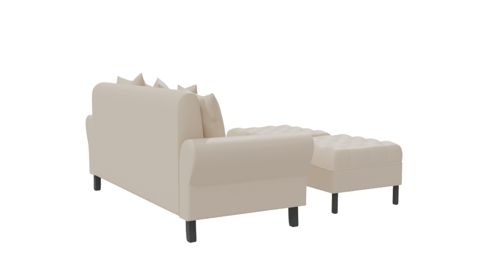 Elegant Modern Sofa 3D Model - Professional 3D Model Render 7