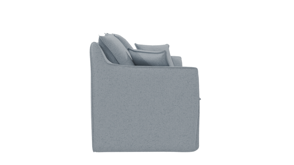 Stylish Modern Fabric Sofa 3D Model - Professional 3D Model Render 8