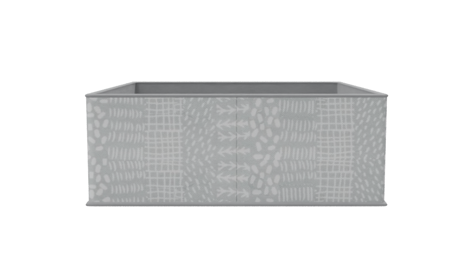 Stylish Fabric Storage Basket 3D - Professional 3D Model Render 8