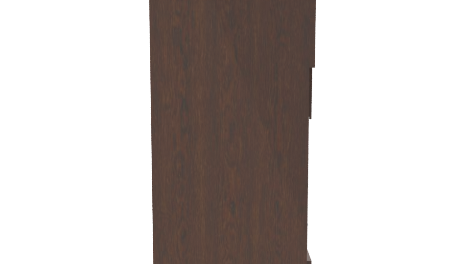 Stylish Wooden Cabinet Model - Professional 3D Model Render 8