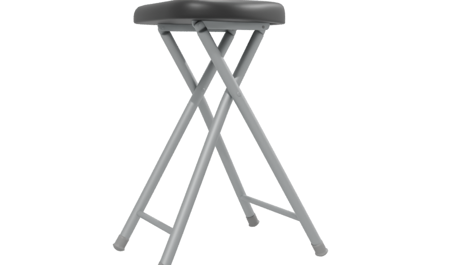 Stylish Minimalist Bar Stool 3D Model - Professional 3D Model Render 13