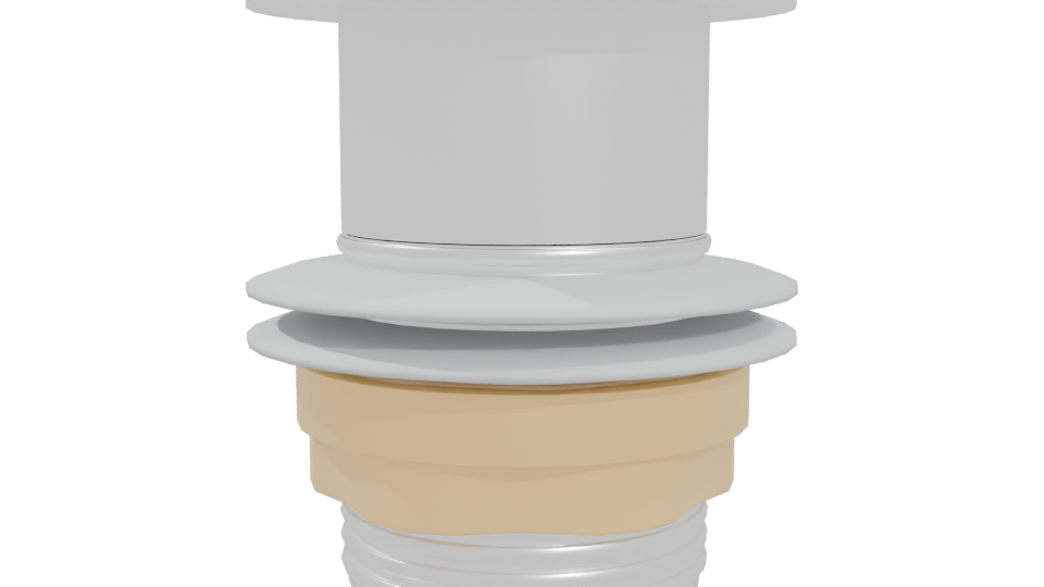 Stylish Bathroom Sink Drain 3D - Professional 3D Model Render 4