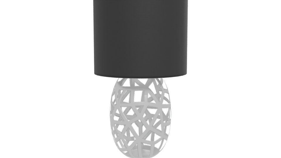 Elegant Black Table Lamp 3D - Professional 3D Model Render 12