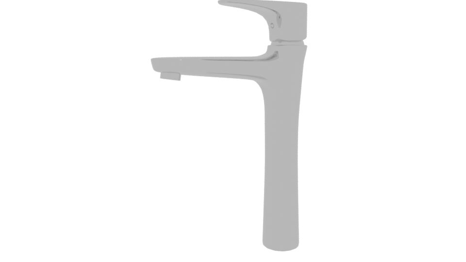 Sleek Modern Kitchen Faucet 3D Model - Professional 3D Model Render 4