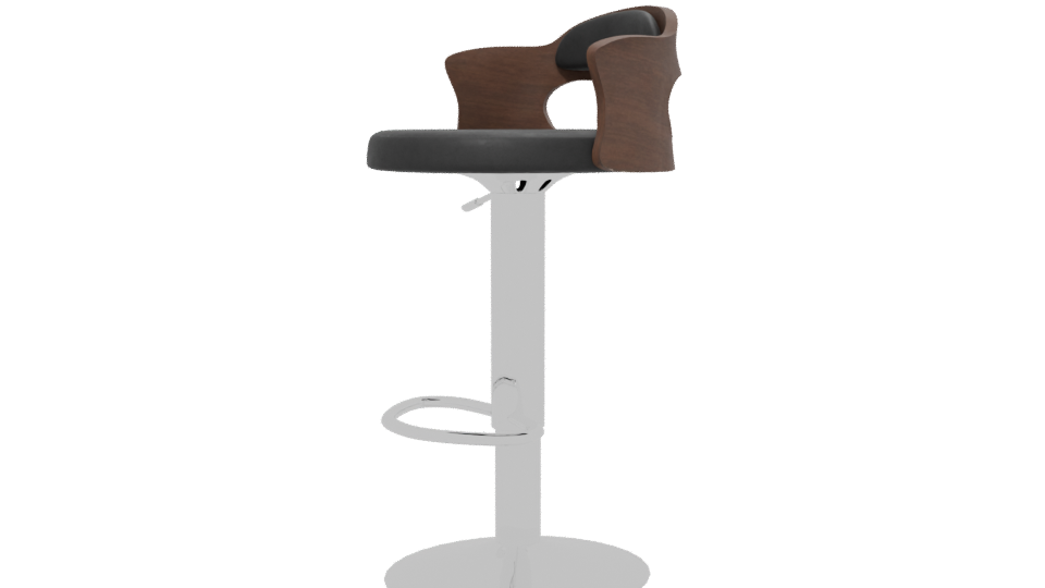 Stylish Adjustable Bar Stool 3D - Professional 3D Model Render 13