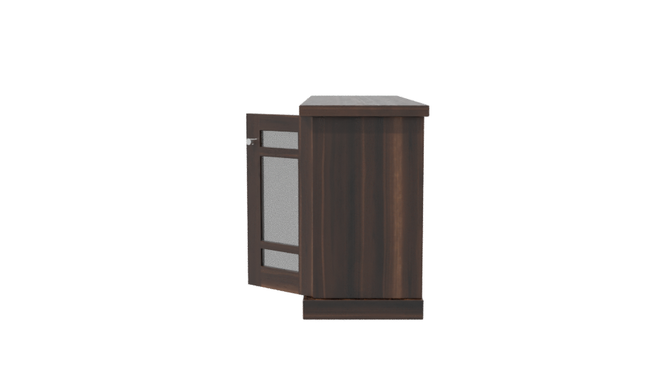 Stylish Wooden Console Table 3D - Professional 3D Model Render 2