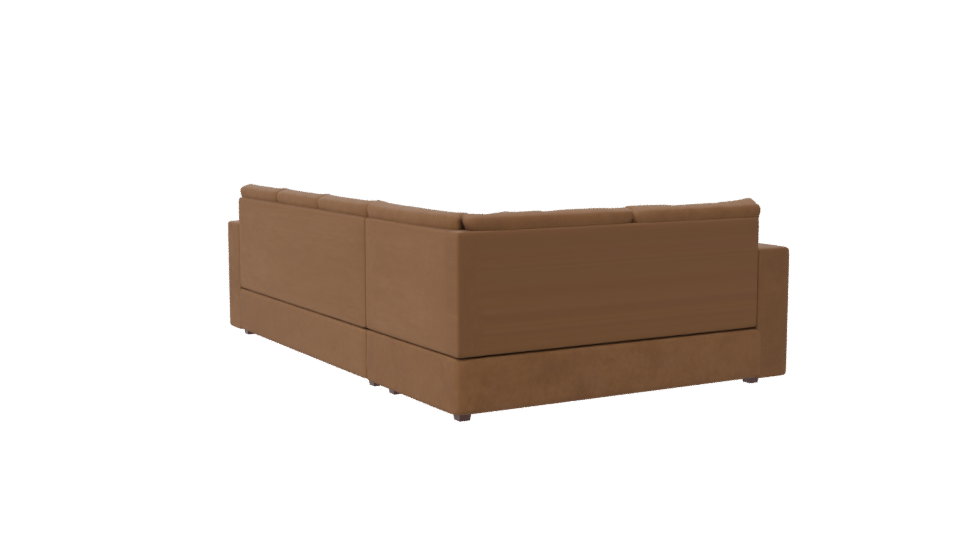 Stylish Sectional Sofa Model - Professional 3D Model Render 7