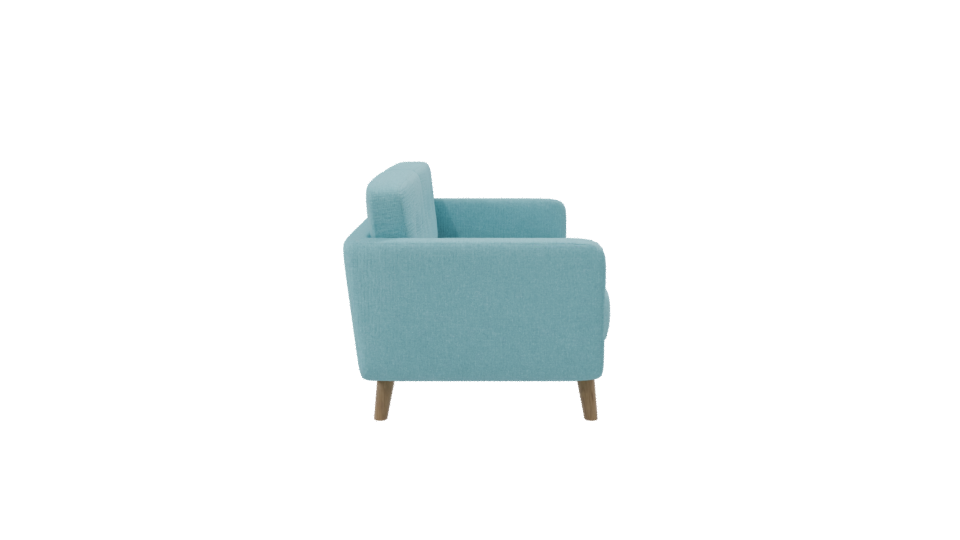 Stylish Mid-Century Sofa Model - Professional 3D Model Render 8