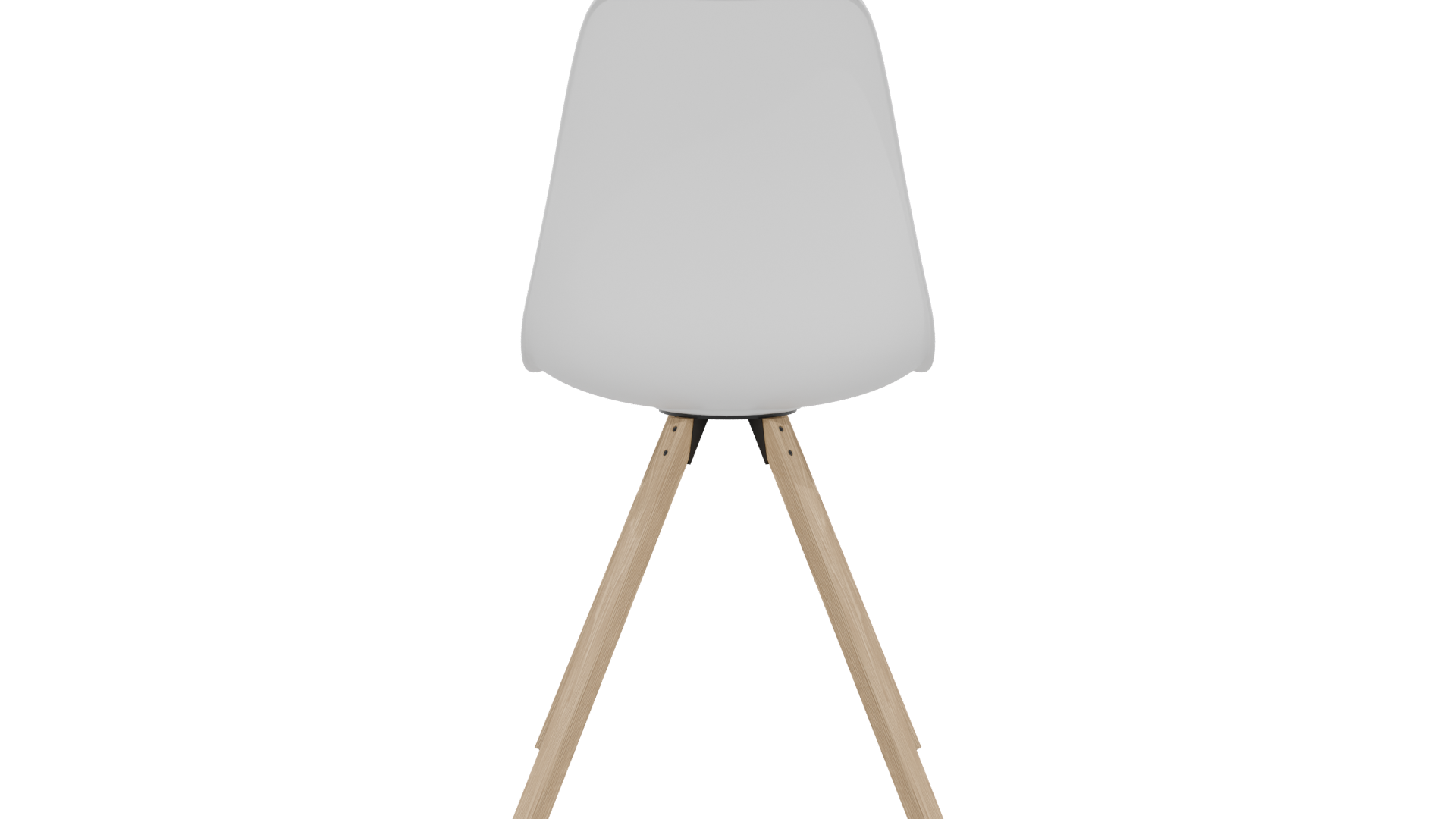 Glossy Modern Dining Chair 3D - Professional 3D Model Render 5