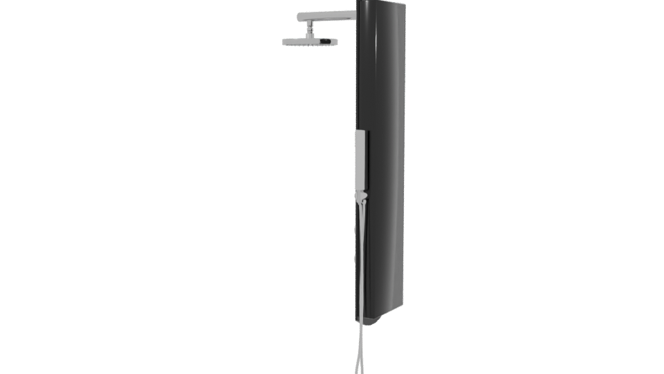 Sleek Modern Shower Panel 3D - Professional 3D Model Render 3