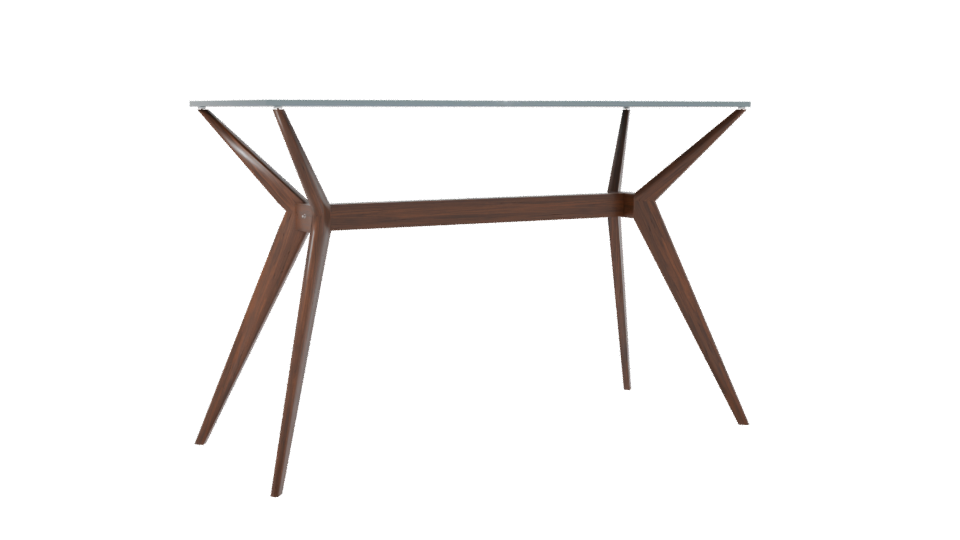 Stylish Wooden Accent Table 3D - Professional 3D Model Render 7