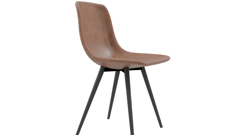 Stylish Modern Dining Chair 3D - Professional 3D Model Render 9