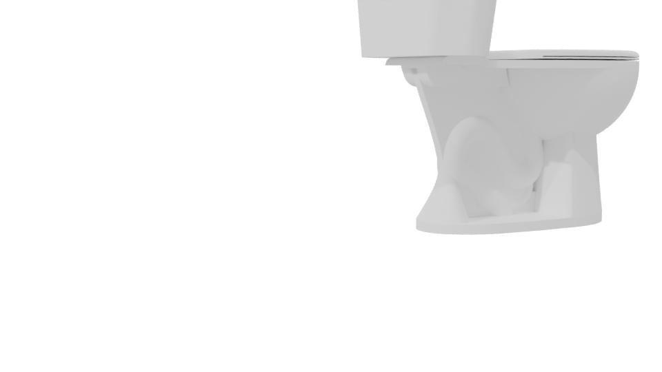 Stylized Bathroom Toilet Model - Professional 3D Model Render 7