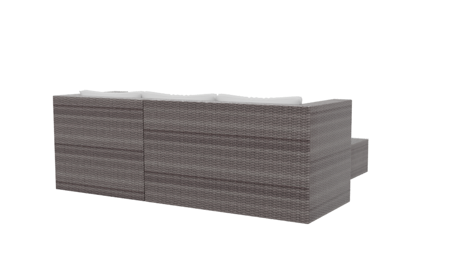 Stylish Outdoor Sofa Set 3D - Professional 3D Model Render 6