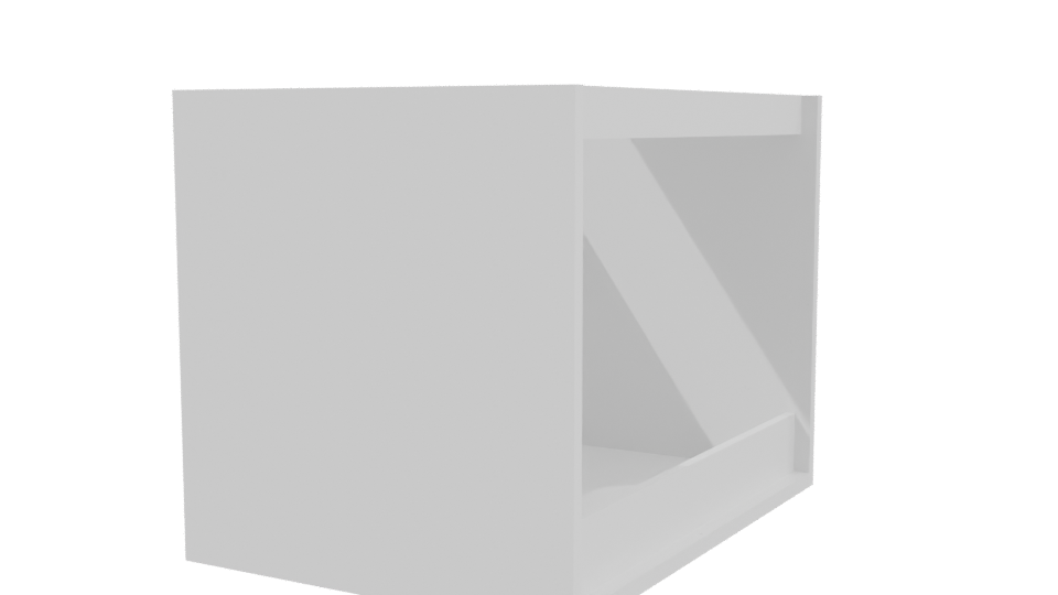 Stylish Minimalist Storage Chest 3D - Professional 3D Model Render 3