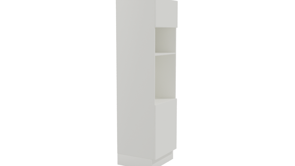 Modern Vertical Storage Unit 3D - Professional 3D Model Render 9