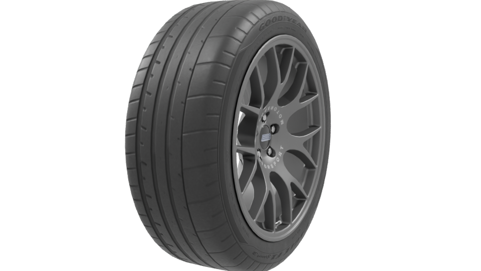 Sporty Racing Wheel Model 3D - Professional 3D Model Render 9