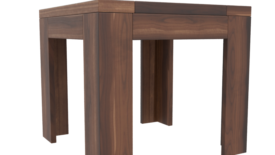 Sisal Side Table 3D Model - Professional 3D Model Render 4