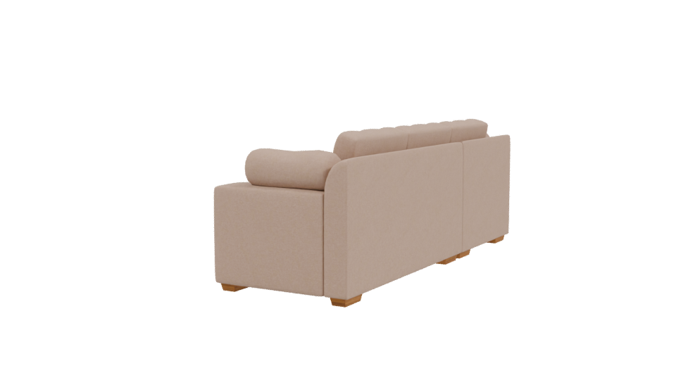 Contemporary Sectional Sofa 3D Model - Professional 3D Model Render 3