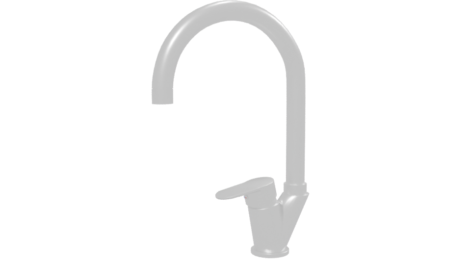 Sleek Modern Faucet 3D Model - Professional 3D Model Render 13