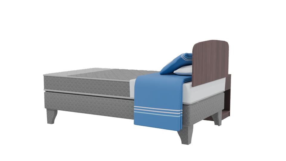 Stylish Bedroom Furniture Set 3D - Professional 3D Model Render 3