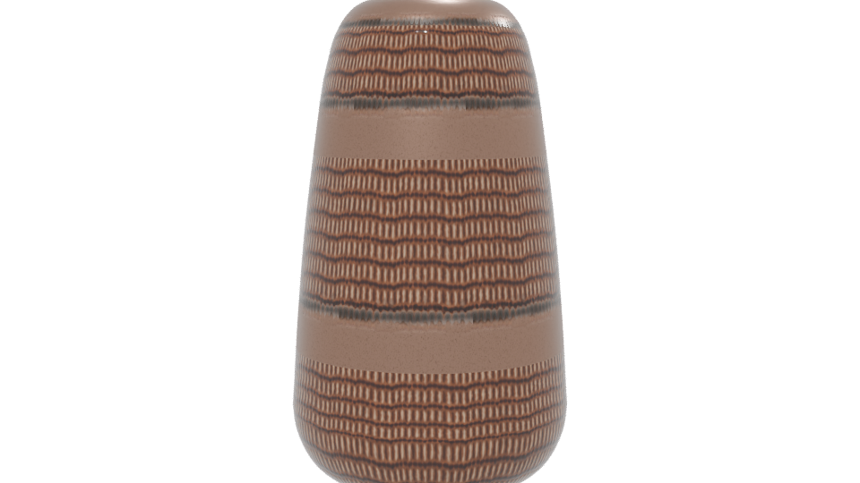 Stylish Ceramic Vase 3D Model - Professional 3D Model Render 13