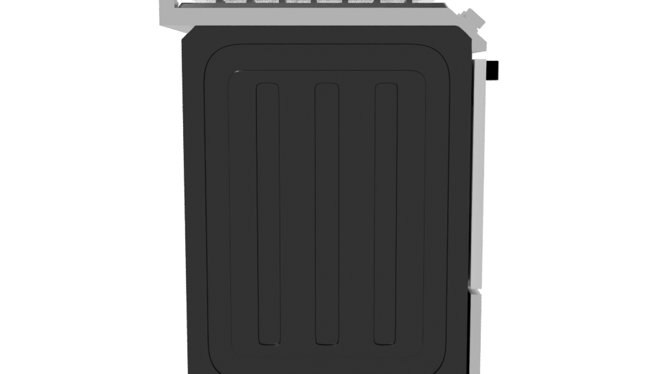 Sleek Modern Gas Range 3D - Professional 3D Model Render 8