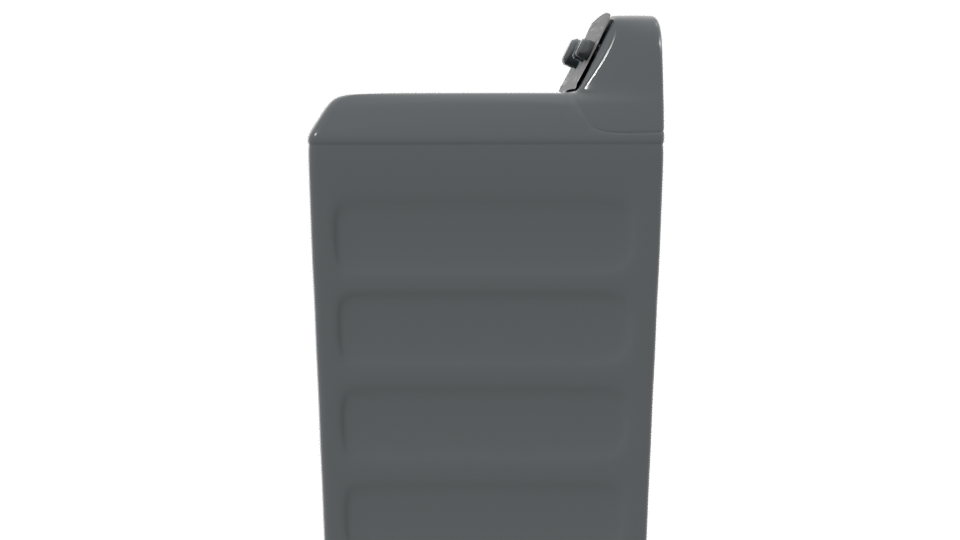 Sleek Top-Loading Washing Machine 3D Model - Professional 3D Model Render 2