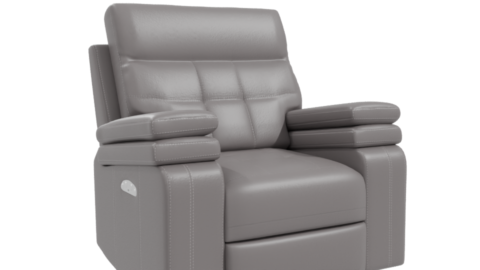Stylish Modern Recliner Chair 3D - Professional 3D Model Render 10