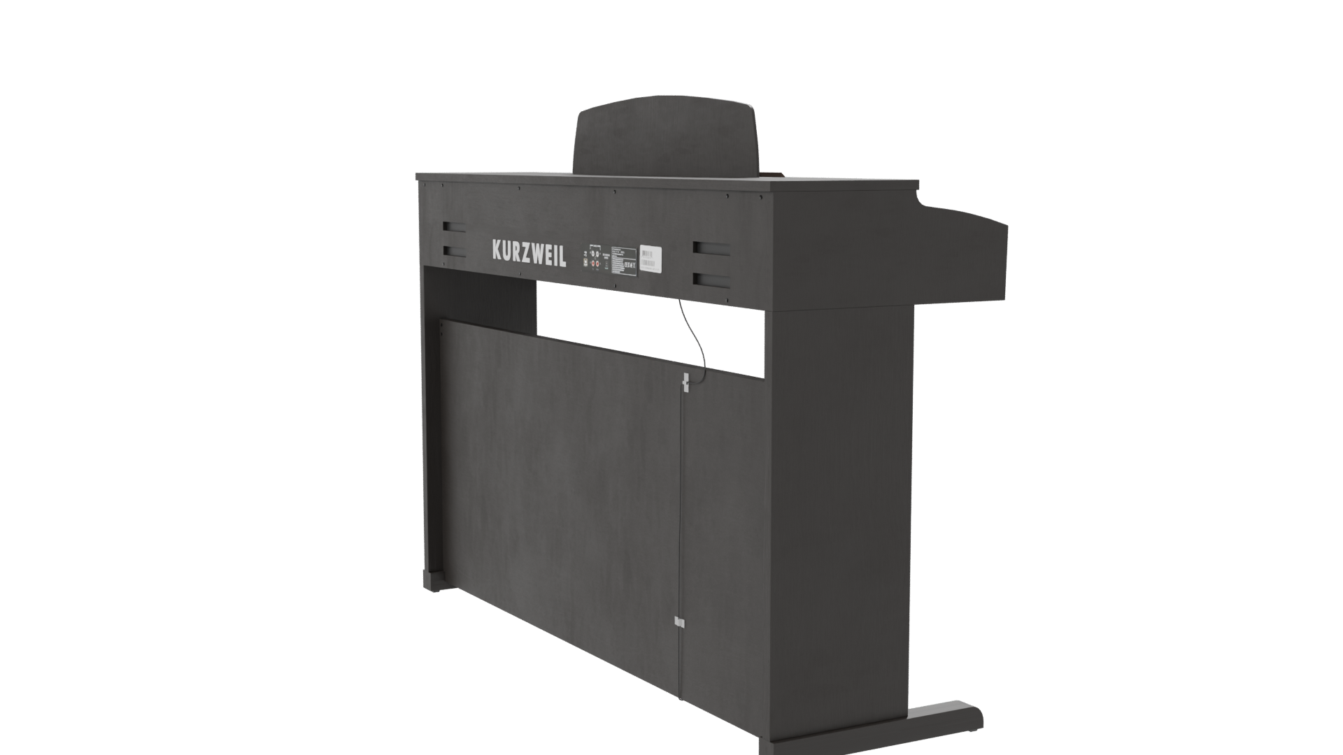 Stylish Digital Piano Model 3D - Professional 3D Model Render 7