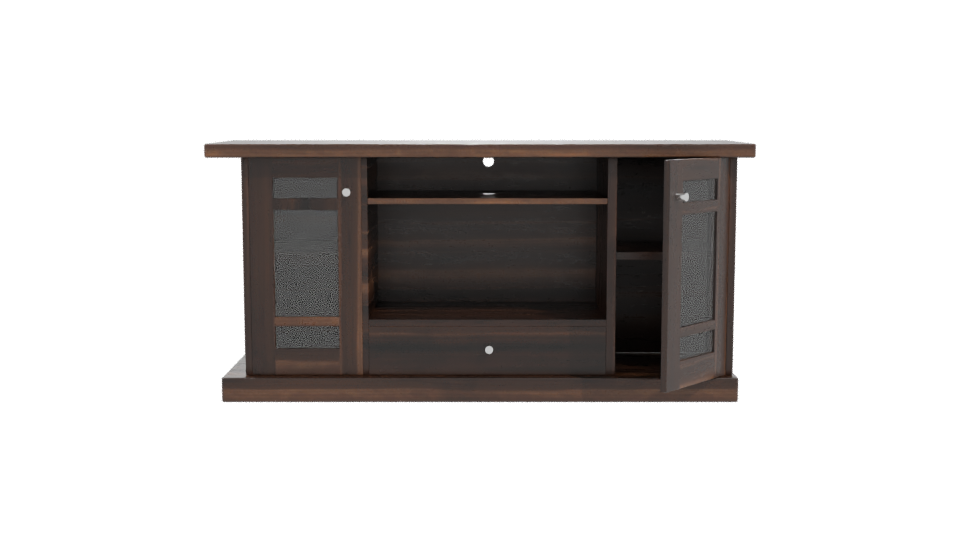 Stylish Wooden Console Table 3D - Professional 3D Model Render 11