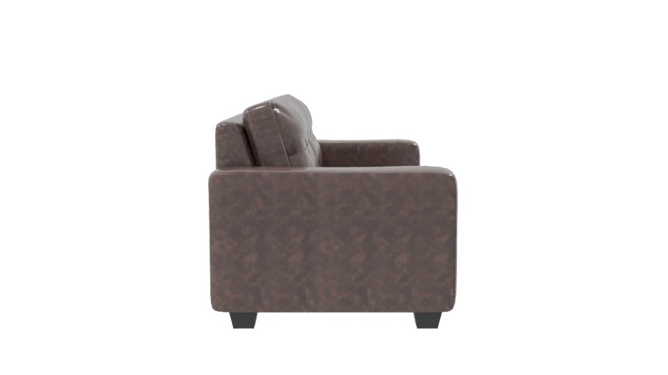 Stylish Modern Leather Sofa - Professional 3D Model Render 8