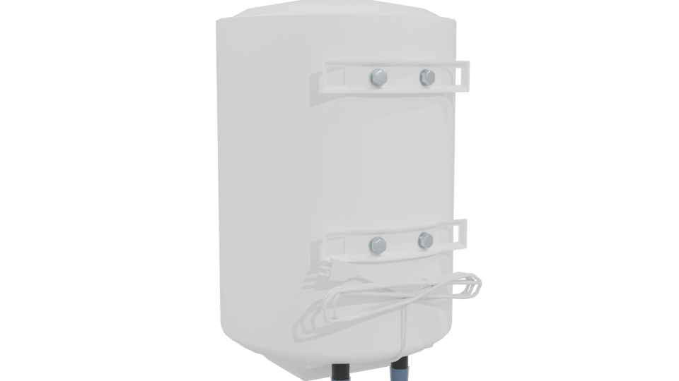 Stylish Electric Water Heater 3D - Professional 3D Model Render 4