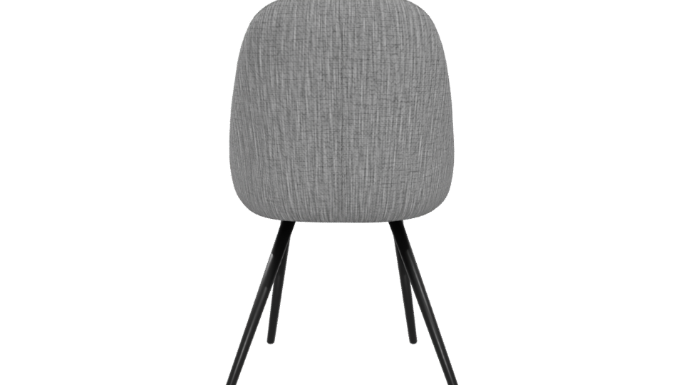Stylish Fabric Dining Chair 3D - Professional 3D Model Render 5