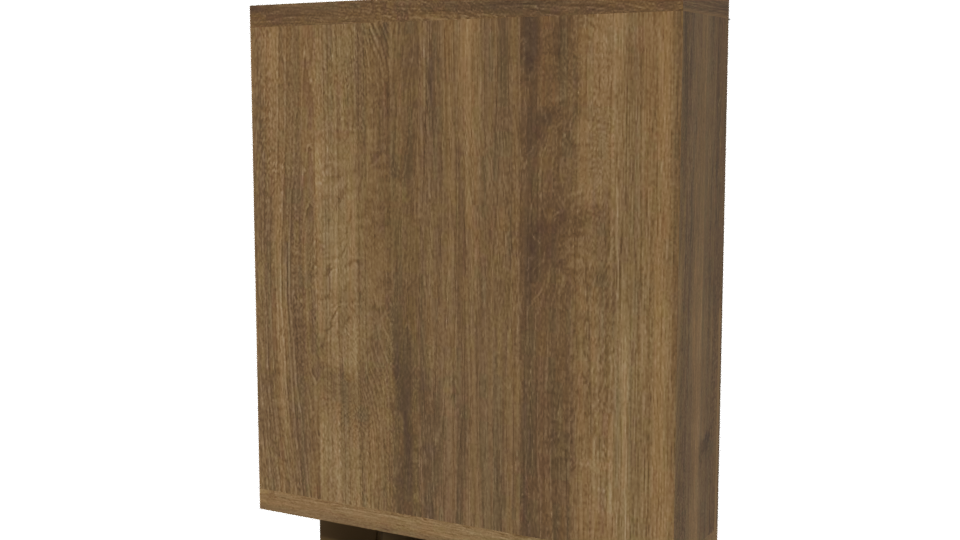 Stylish Wooden Wardrobe 3D Model - Professional 3D Model Render 6