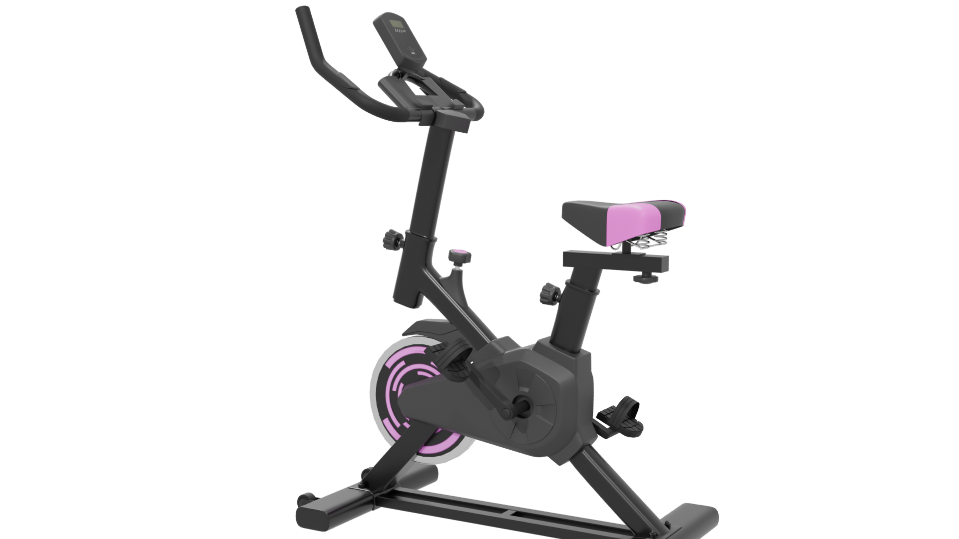 Stylish Home Exercise Bike 3D Model - Professional 3D Model Render 6