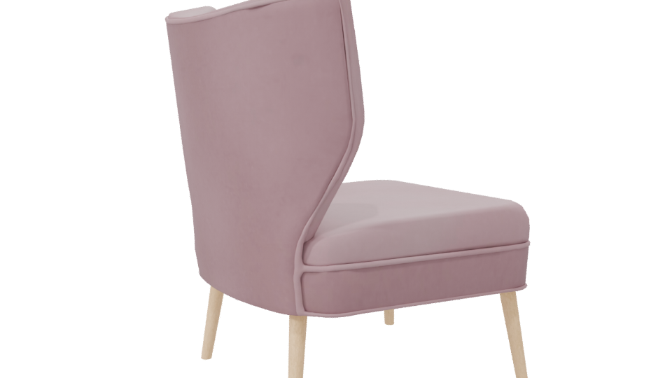 Stylish Modern Accent Chair 3D - Professional 3D Model Render 7