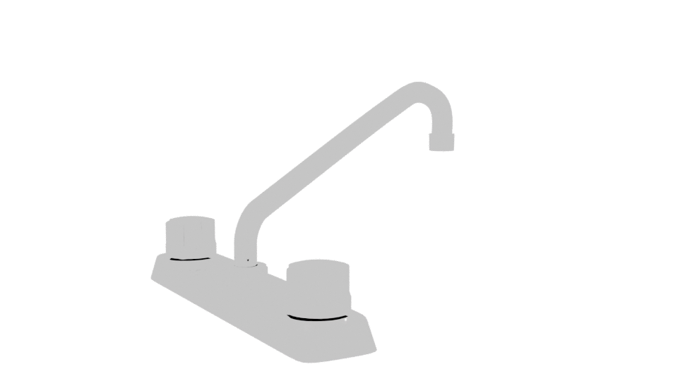 Stylish Bathroom Faucet 3D Model - Professional 3D Model Render 7