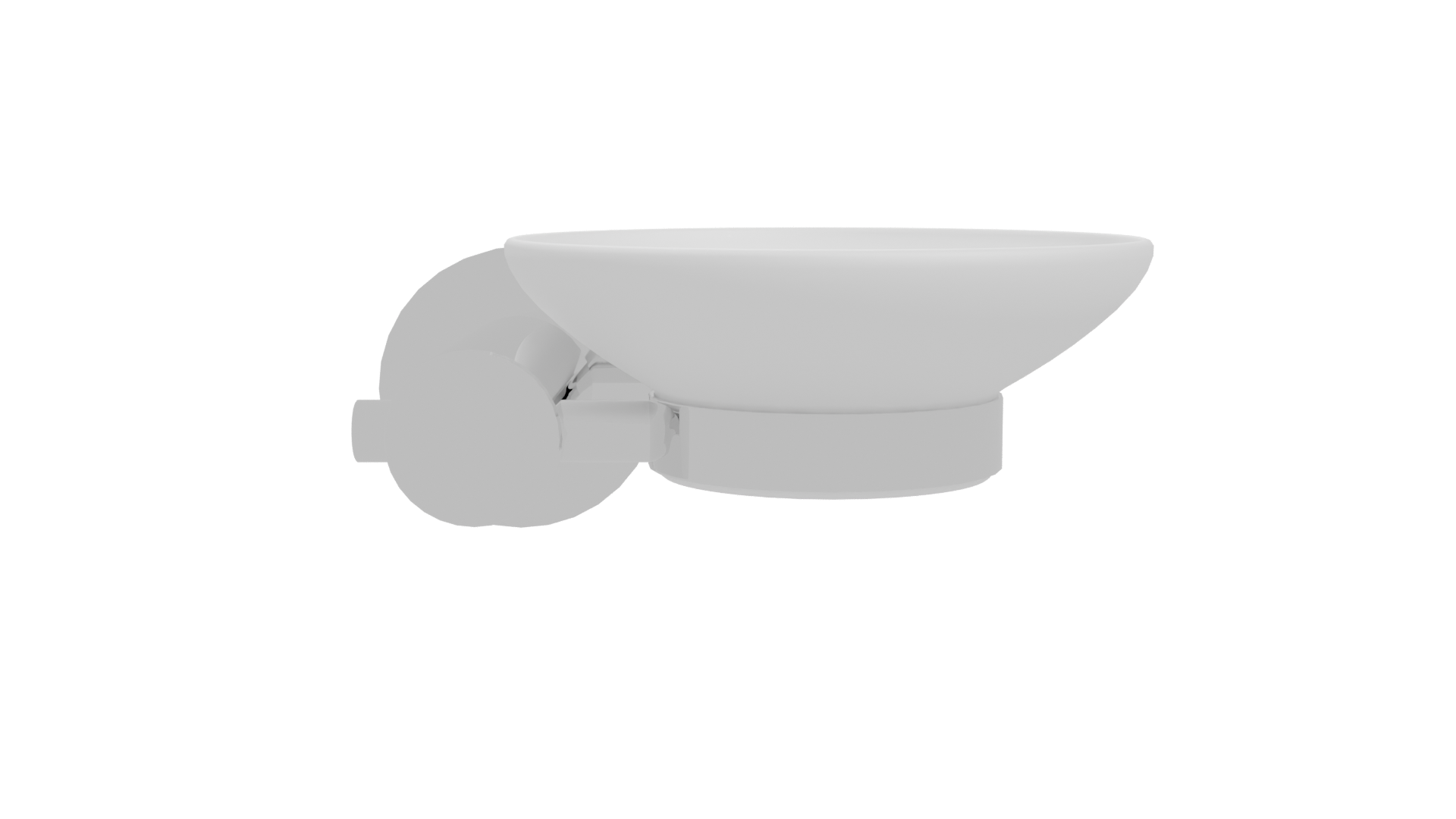 Stylish Wall-Mounted Soap Dish 3D - Professional 3D Model Render 11