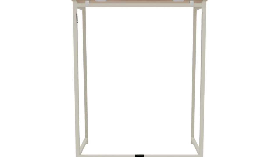 Foldable Metal-MDF Desk 3D - Professional 3D Model Render 5