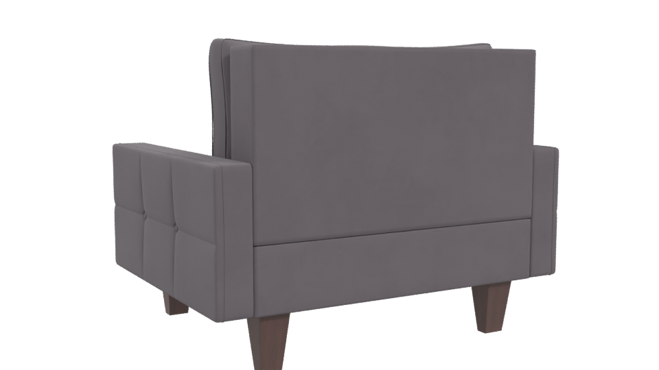 Modern Individual Armchair 3D - Professional 3D Model Render 4