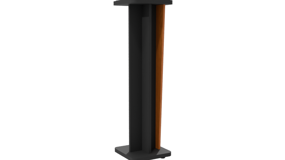 Stylish Wooden Podium Model - Professional 3D Model Render 7