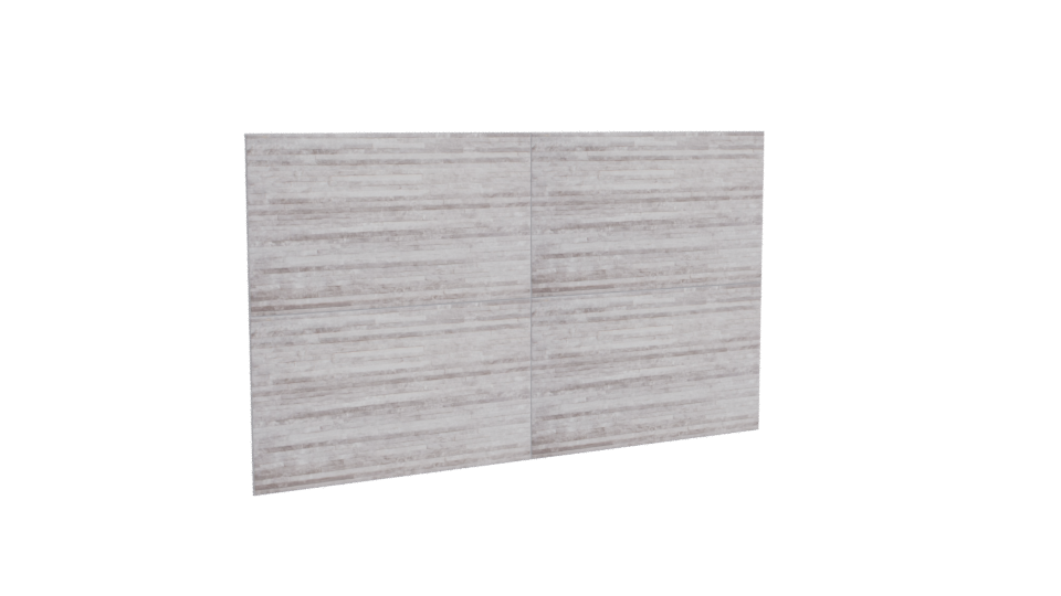 Stylish Light Wood Panel Model - Professional 3D Model Render 10