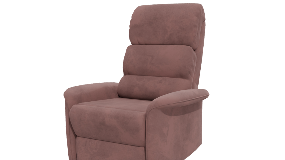 Stylish Minimalist Recliner Chair 3D Model - Professional 3D Model Render 12