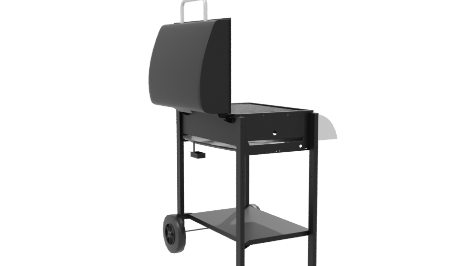 Outdoor Gas Grill 3D Model - Professional 3D Model Render 7