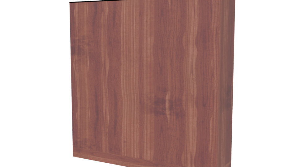 Stylish Wooden Storage Cabinet 3D Model - Professional 3D Model Render 6