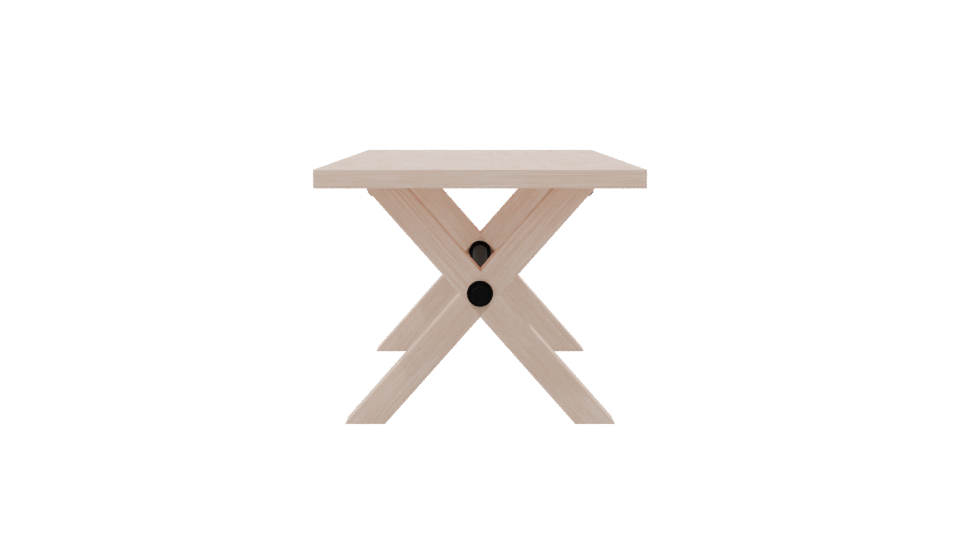 Corsica Medium Dining Table 3D - Professional 3D Model Render 8